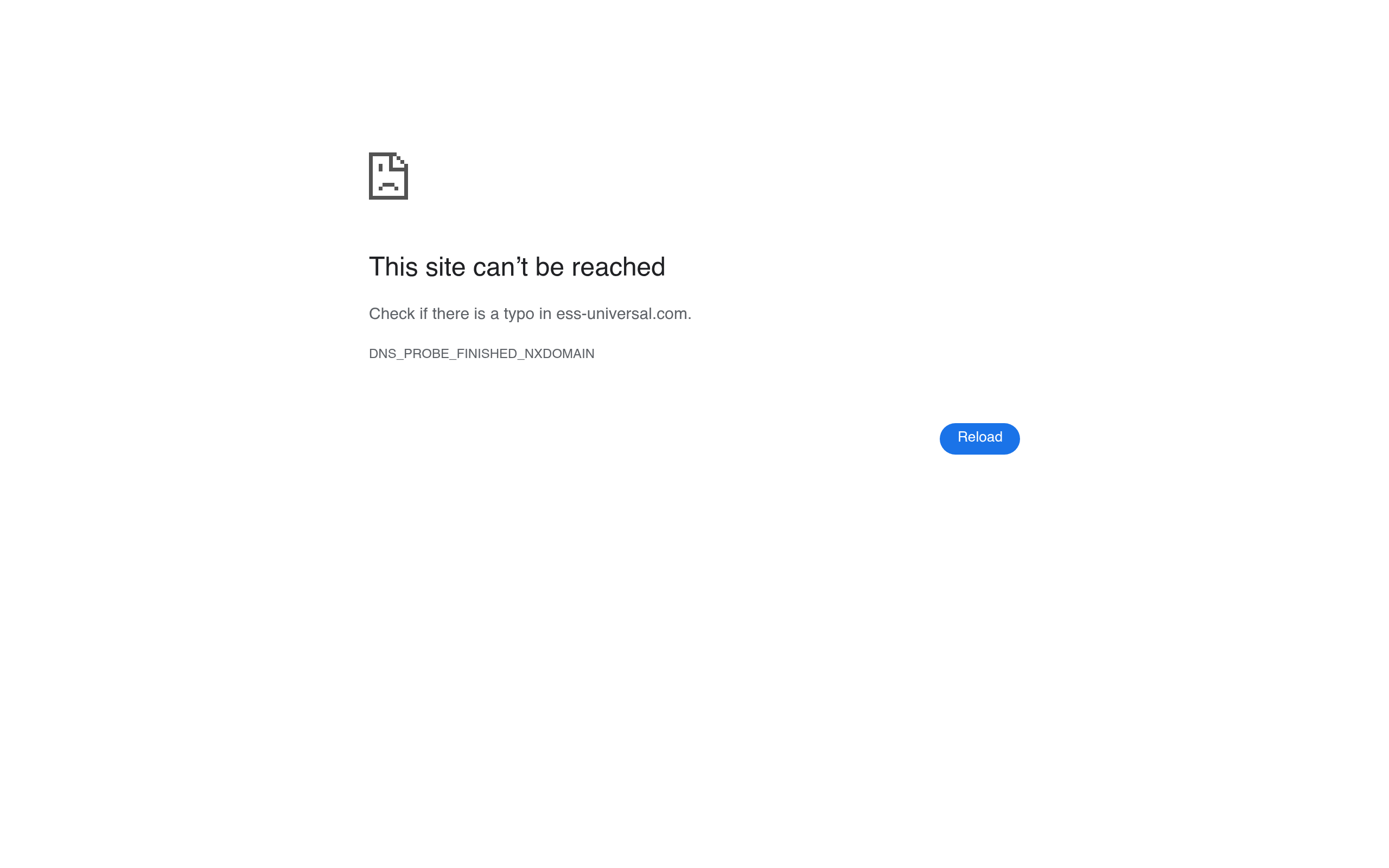 ESS Universal website