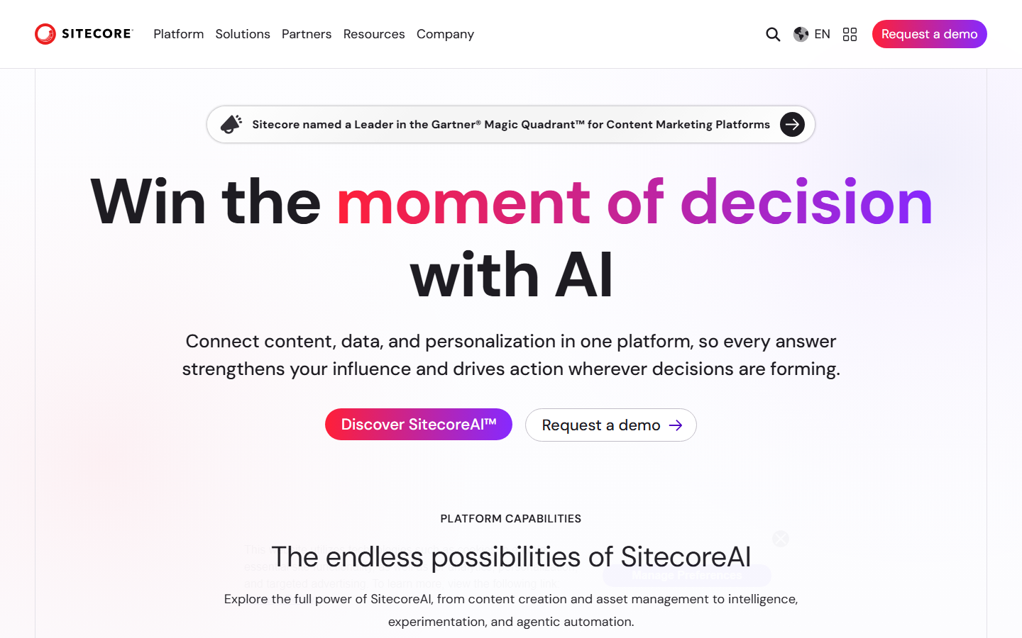 Sitecore website