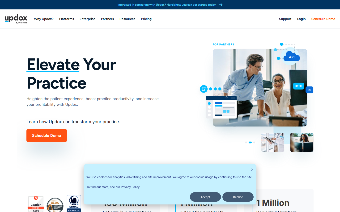 Updox website